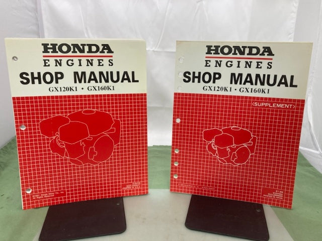 Honda 61ZH700 GX120K1 GX160K1 Engine Shop Man '91 w/ Supp 61ZH700Z '93 Genuine