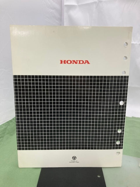 Honda 61Z0D00 GX100 Shop Manual '01 w/ Supplement 61Z0D00Z Rammer '01 Genuine
