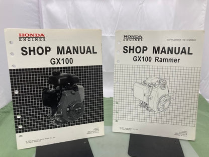 Honda 61Z0D00 GX100 Shop Manual '01 w/ Supplement 61Z0D00Z Rammer '01 Genuine