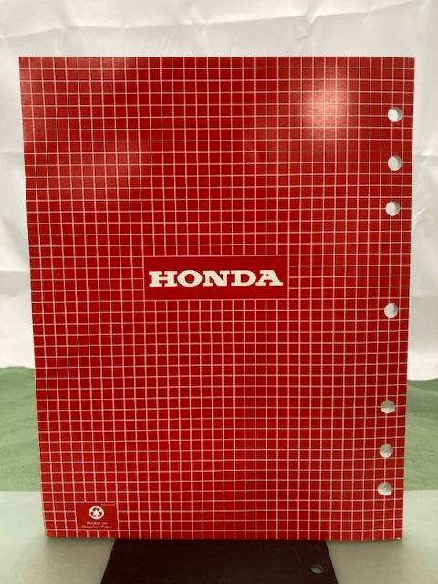 Honda 61ZM700 GXH50 Shop Manual 1998 Genuine