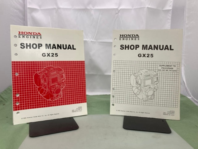 Honda 61Z0H00 GX25 Engine Shop Manual 2002 w/ Supplement 61Z0H00Z 2003 Genuine