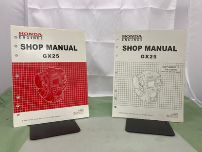 Honda 61Z0H00 GX25 Engine Shop Manual 2002 w/ Supplement 61Z0H00Z 2003 Genuine