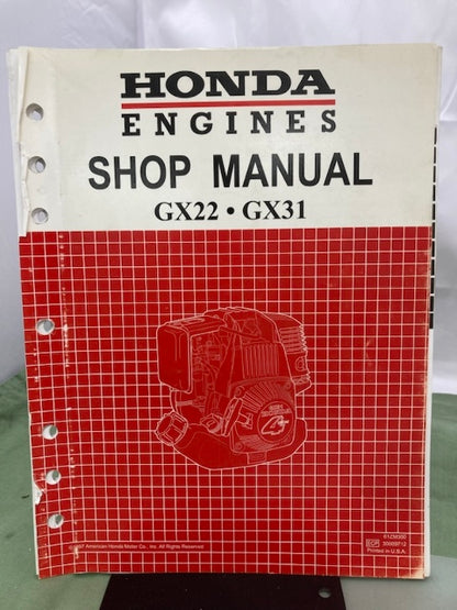 Honda 61ZM300 GX22 GX31 Engine Shop Manual '97 w/ Supps 61ZM300Z/Y 2000 Genuine