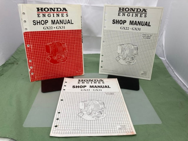 Honda 61ZM300 GX22 GX31 Engine Shop Manual '97 w/ Supps 61ZM300Z/Y 2000 Genuine