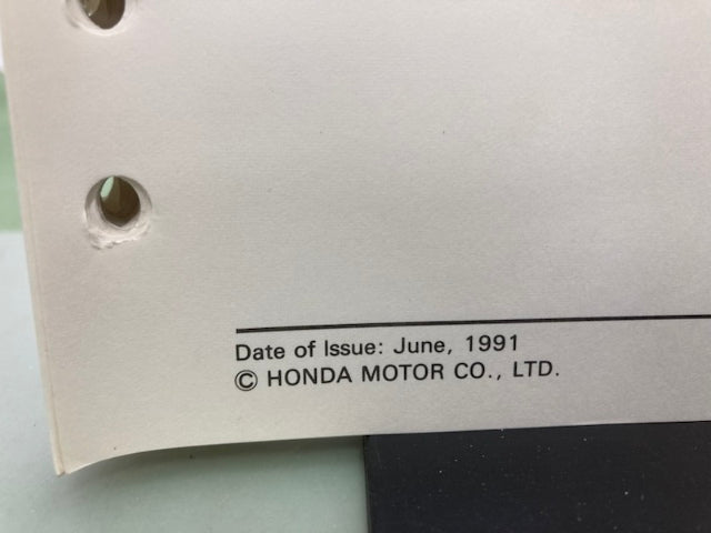 Honda 6177000 FR600 FR800 Rotary Tiller Shop Manual 1991 Genuine