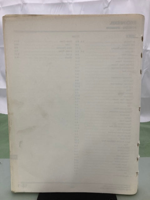 Honda 6177000 FR600 FR800 Rotary Tiller Shop Manual 1991 Genuine