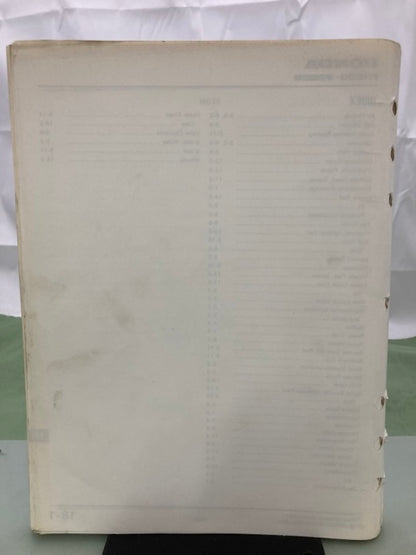 Honda 6177000 FR600 FR800 Rotary Tiller Shop Manual 1991 Genuine