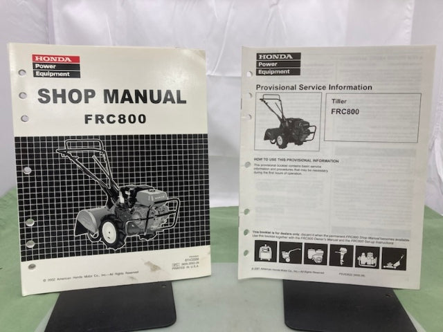 Honda 61V2000 FRC800 Tiller Shop Manual 2002 Genuine