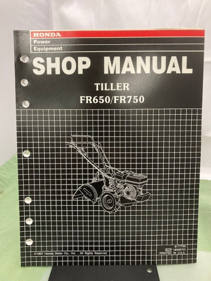 Honda 6177700 FR650 FR750 Tiller Shop Manual '97 w/ Supplement 6177700Z Genuine