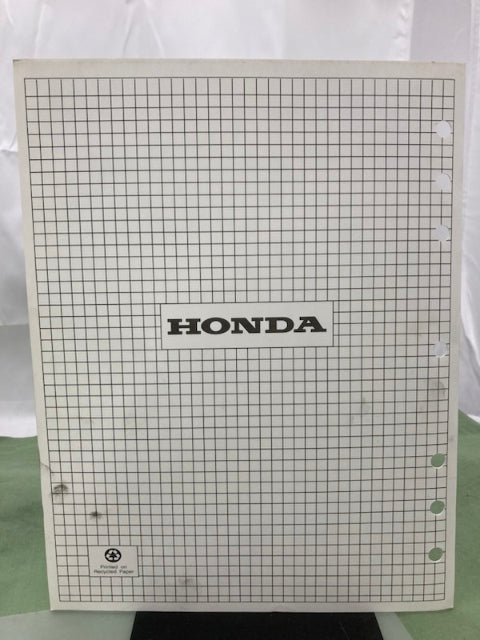 Honda 6177700 FR650 FR750 Tiller Shop Manual '97 w/ Supplement 6177700Z Genuine