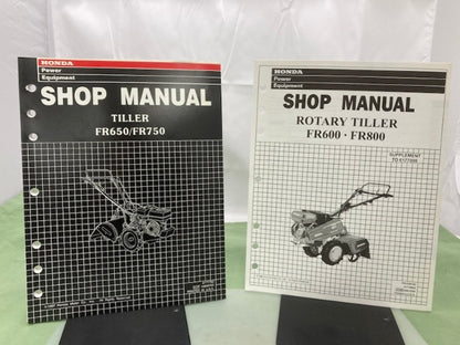 Honda 6177700 FR650 FR750 Tiller Shop Manual '97 w/ Supplement 6177700Z Genuine