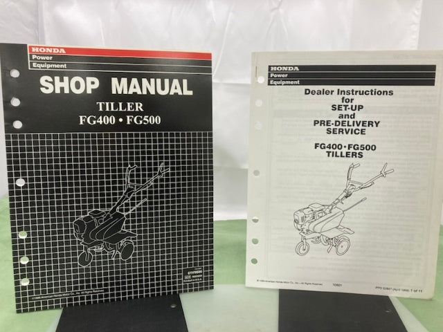 Honda 61V0800 FG400 FG50  Tiller Shop Manual 1998 Genuine