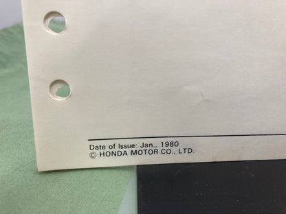 Honda 6172310 FR500 FR700 Tiller Shop Manual 1980 w/ Supplement 6172310Z Genuine