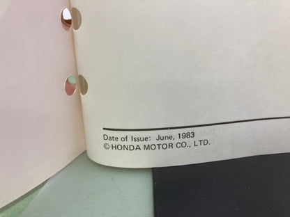 Honda 6173300 F401 F501 Tiller Shop Manual 1983 Genuine
