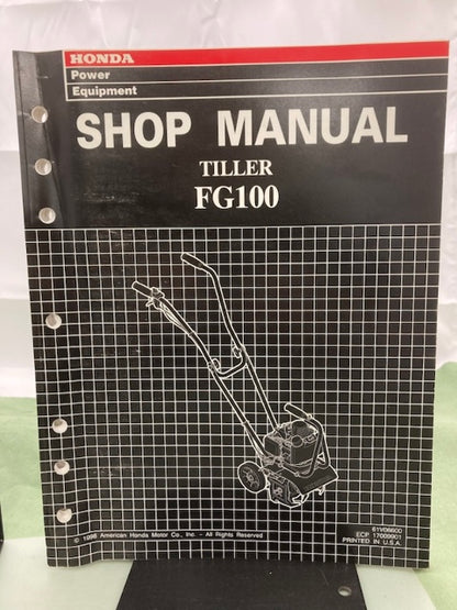 Honda 61V06600 FG100 Tiller Shop Manual 1998 Genuine