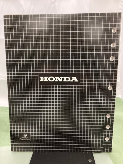 Honda 61V06600 FG100 Tiller Shop Manual 1998 Genuine