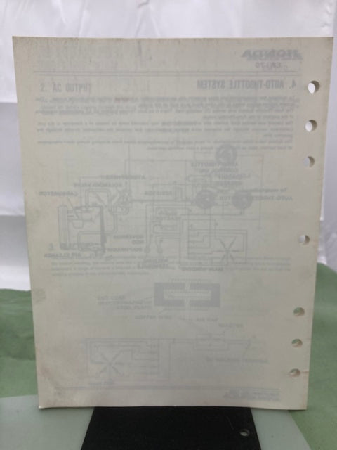 Honda 61ZA100 EW170 Generator Shop Manual 1983 Genuine