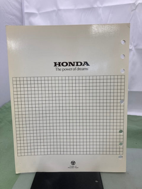 Honda 61ZB460 EW140 EW171 Generator Shop Manual 1986 w/ Supplements Genuine