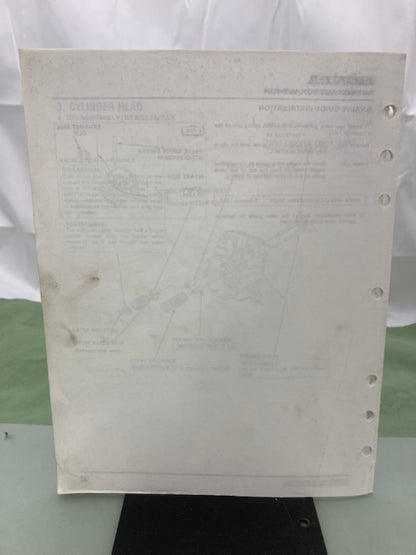 Honda 61YB800 WT20X WT30X K1 Water Pump Shop Manual '86 w/ Supplements Genuine