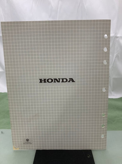 Honda 61YB800 WT20X WT30X K1 Water Pump Shop Manual '86 w/ Supplements Genuine