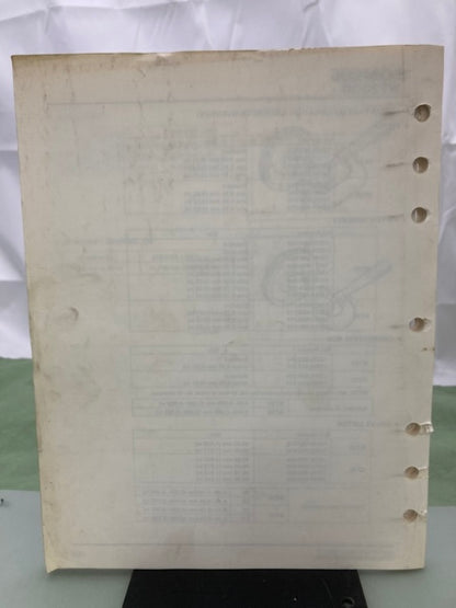 Honda 61YB100 WT20 WT30 Water Pump Shop Manual 1982 w/ 2007 Revisions Genuine