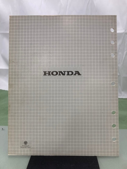 Honda 61YB410 WB20X WB30X WD20X WD30X Water Pump Shop Man '86 w/ Supps Genuine
