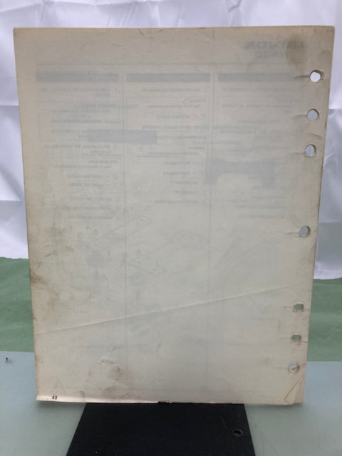 Honda 6695501 WA30 Water Pump Shop Manual 1977 Genuine