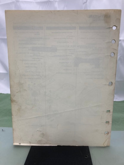 Honda 6695501 WA30 Water Pump Shop Manual 1977 Genuine