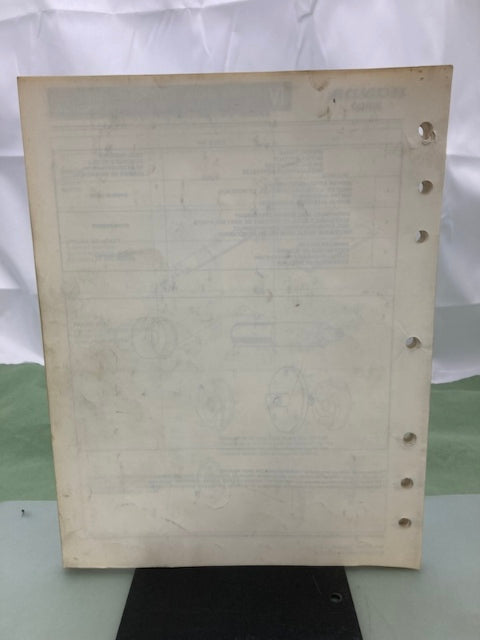Honda 6695401 WA20 Water Pump Shop Manual 1977 Genuine