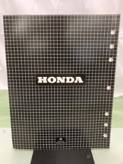 Honda 61YF200 WX15 Water Pump Shop Manual 1998 Genuine