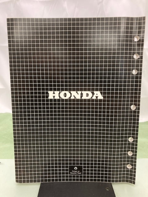 Honda 61YE900 WX10 Water Pump Shop Manual 1997 Genuine