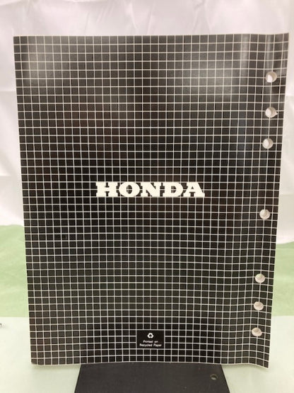 Honda 61YE900 WX10 Water Pump Shop Manual 1997 Genuine