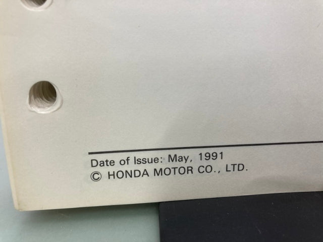 Honda 6176900 H5518 Tractor Shop Manual 1991 Genuine