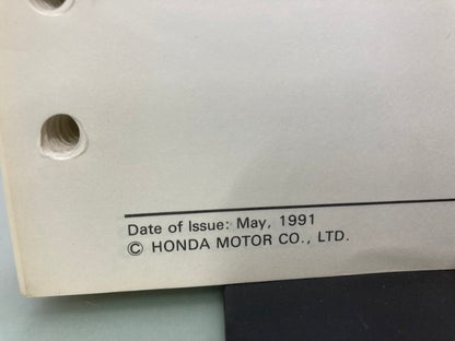 Honda 6176900 H5518 Tractor Shop Manual 1991 Genuine