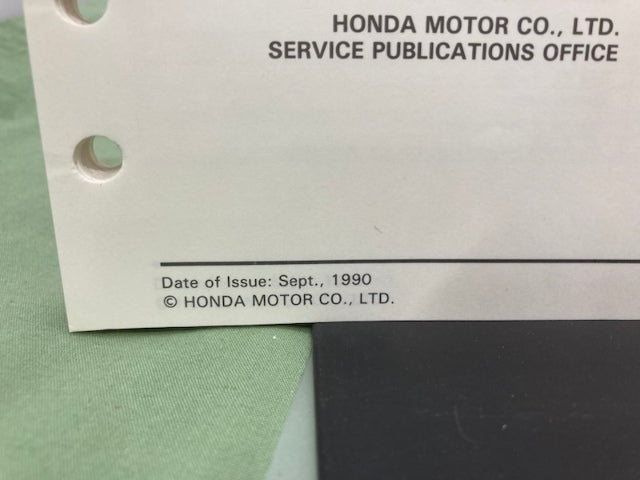 Honda 6175200 RT5000 Tractor Shop Manual 1987 w/ Supplements 6175200Z/Y Genuine