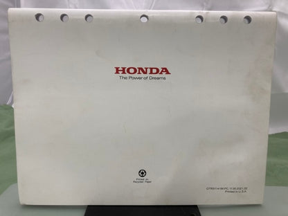 Honda OTR51141M TE410 Engine Service Specifications 1998-2021 Genuine