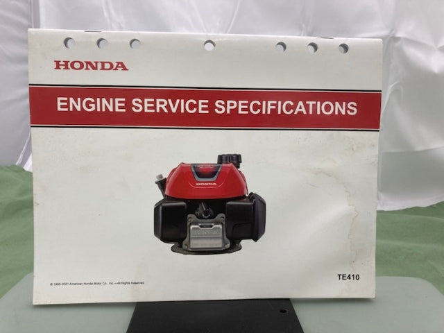 Honda OTR51141M TE410 Engine Service Specifications 1998-2021 Genuine