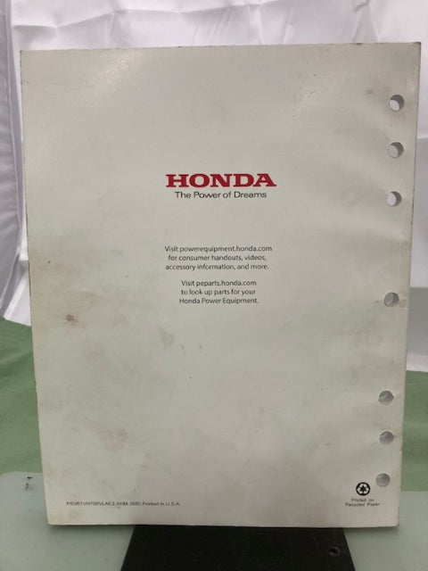 Honda 61VH700VLAE2 HRX217VLA Lawn Mower Shop Manual 2015 Genuine