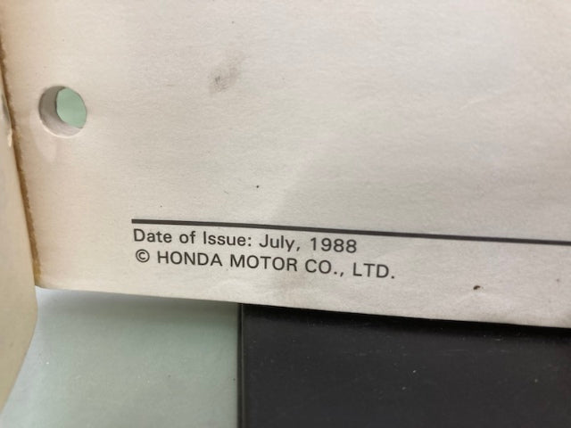 Honda 61GS601 SB50 Elite50ES SB50P Elite50E Service Manual 1988-1990 Genuine