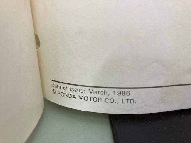 Honda 61KN702 CH150 Elite CH150D Elite Deluxe Service Manual 1985-1986 Genuine