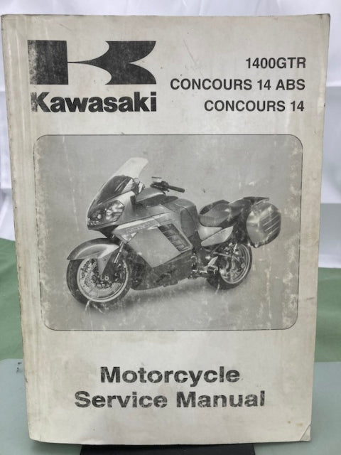Kawasaki 99924-1379-01 1400GTR Concours 14 ABS Service Manual 2007 Genuine