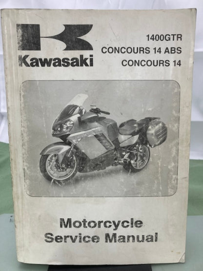 Kawasaki 99924-1379-01 1400GTR Concours 14 ABS Service Manual 2007 Genuine