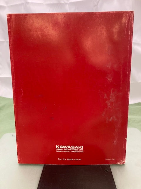 Kawasaki 99926-1020-01 Service Specification Handbook '91, '92 Model Genuine
