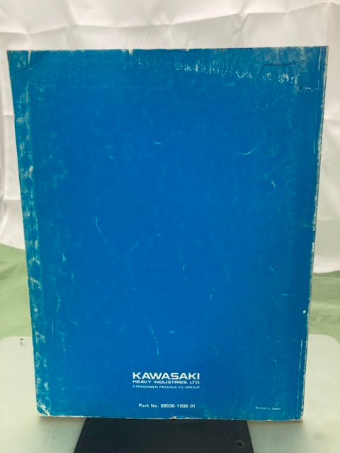 Kawasaki 99930-1006-01 Model Recognition Manual '92-'94 Model Genuine
