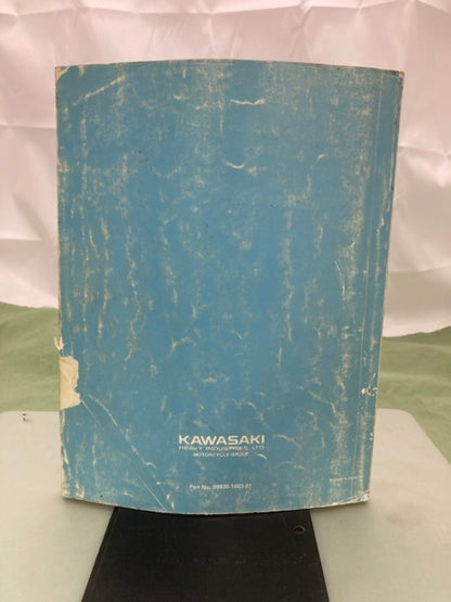 Kawasaki 99930-1003-01 Model Recognition Manual '82-'85 Model Genuine