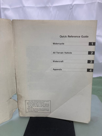 Kawasaki 99930-1004-01 Model Recognition Manual '86-'88 Model Genuine