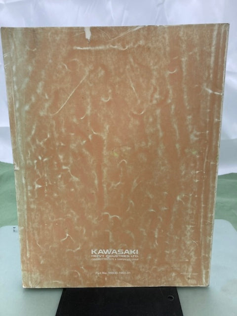 Kawasaki 99930-1002-01 Model Recognition Manual '79-'81 Model Genuine
