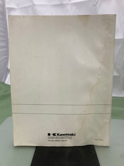 Kawasaki 99926-1032-01 ATV & UTV Service Specifications Handbook '98-'00 Genuine