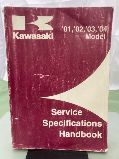 Kawasaki 99926-1037-01 Service Specifications Handbook '01-'04 Model Genuine