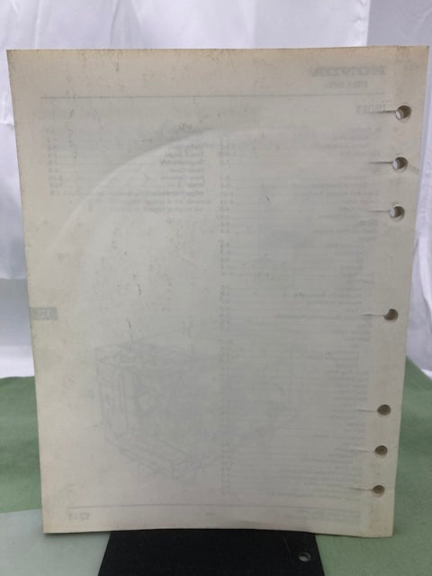 Honda 61ZC600 EB12D Generator Shop Manual '91 w/ Supplement 61ZC600Z '93 Genuine